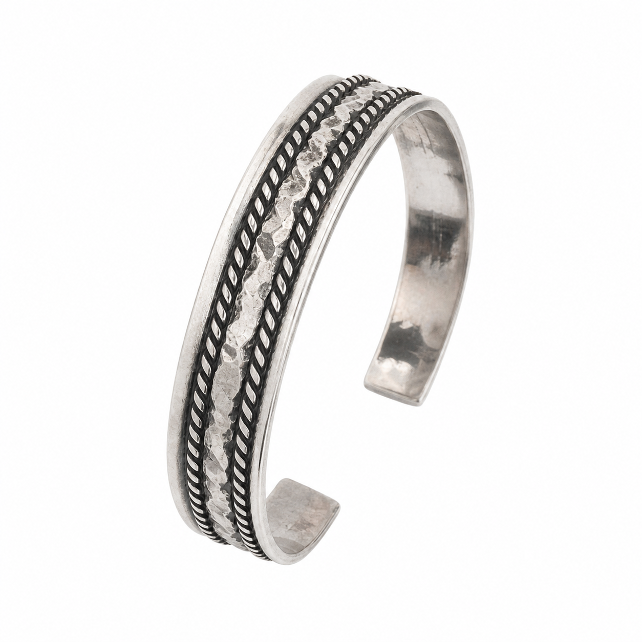 Engraved Sterling Silver Baby Bangle, Spiral Boho Cuff Bracelet, Adjustable Kids Jewelry