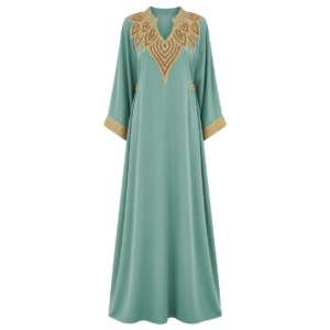 farasha Kaftan – Amazigh Gold Occasion Wear