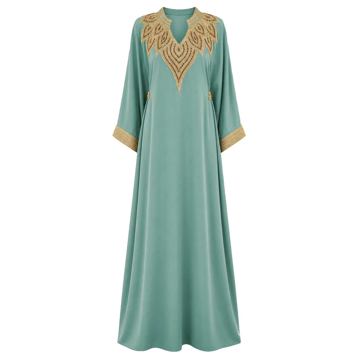 farasha Kaftan - Amazigh Gold Occasion Wear