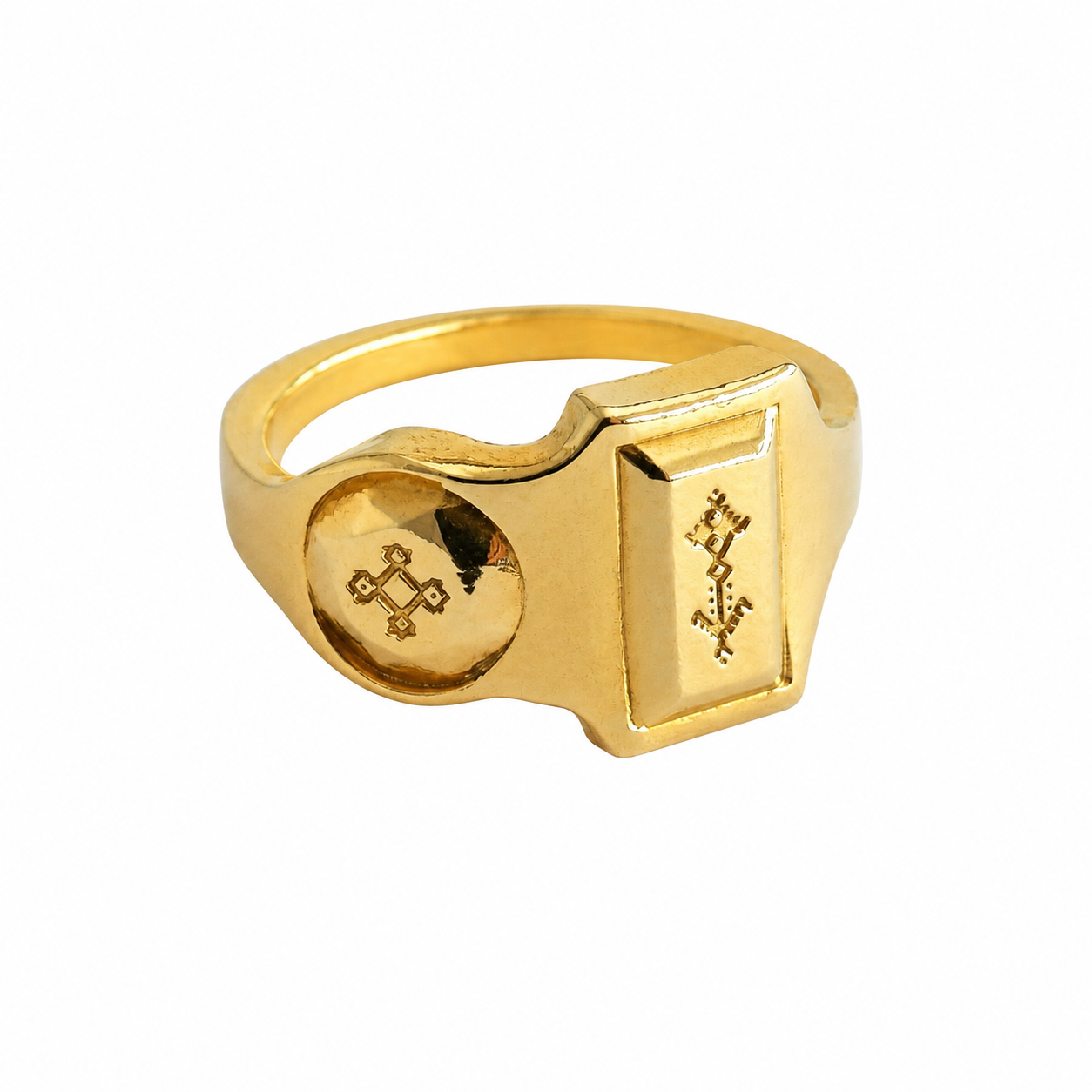 Fleurs de Figuier de Barbarie Ring – Amazigh Geometric Jewelry