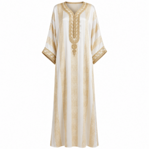 Gandoura – Amazigh Design Detail