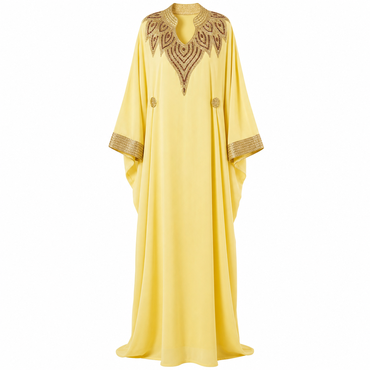 Gandoura Bracelet - Jaune Citron Motif Wrist Jewelry