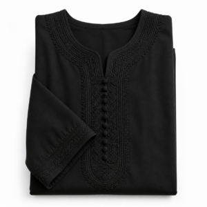 Gandoura Dress – Embroidered Comfort Style