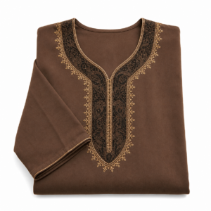 Gandoura Dress – Embroidered Elegance