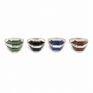 Handmade Berber Ring: Tarnished Silver Tribal Jewelry