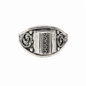 Handmade Berber Ring: Tarnished Silver Tribal Jewelry