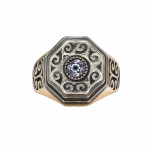 Handmade Berber Silver Ring: Tribal Jewelry, Size 9