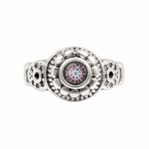 Handmade Berber Silver Ring: Tuareg Eye, Tribal Boho Jewelry