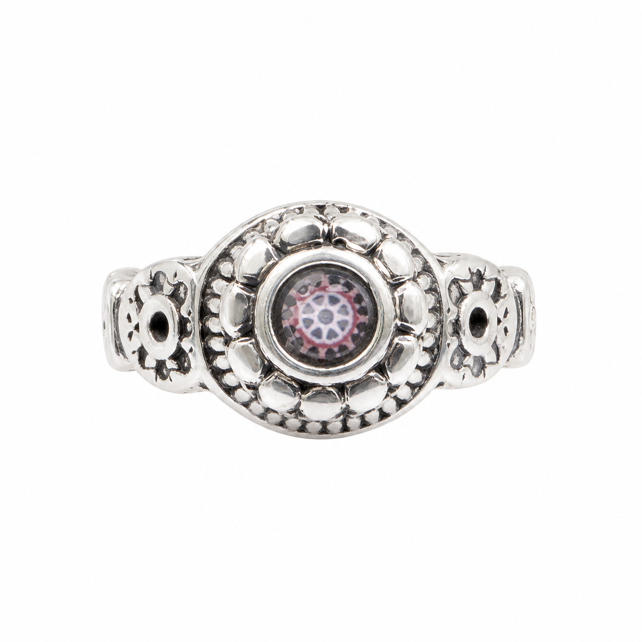 Handmade Berber Silver Ring: Tuareg Eye, Tribal Boho Jewelry
