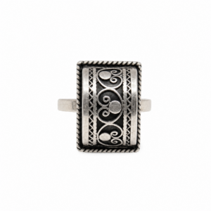 Handmade Berber Sterling Silver Ring: Kabyle Tuareg Boho Jewelry