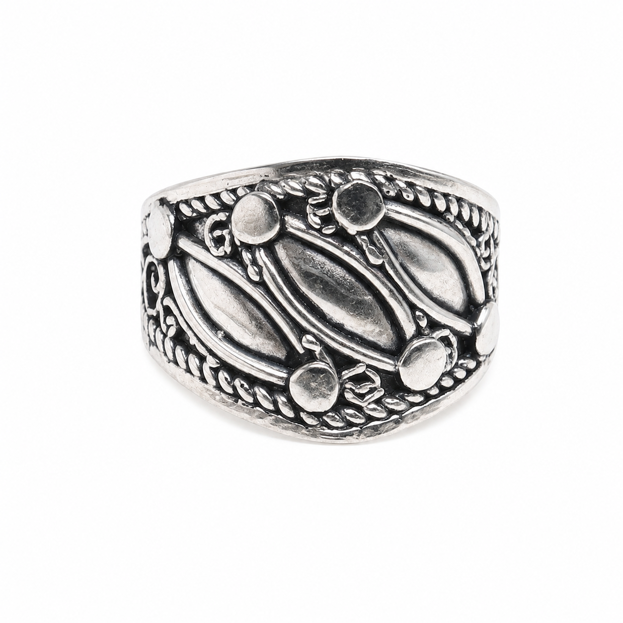 Handmade Berber Sterling Silver Ring: Tribal Jewelry