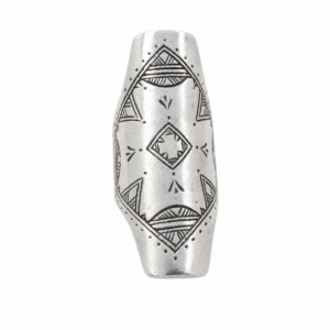 Handmade Engraved Tuareg Long BohoTribal Sterling Silver Berber Ring: Size 7 US