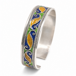 Handmade Sterling Silver Berber Cuff: Kabyle Tribal Bracelet