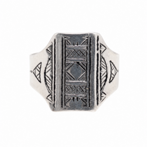 Handmade Sterling Silver Berber Ring: Tuareg Tribal Jewelry