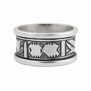 Handmade Sterling Silver Tuareg Ring – Amazigh Berber Gothic Rock Tribal Jewelry Size 8 US