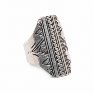Handmade Sterling Silver Tuareg Ring: Berber Jewelry, Size 9