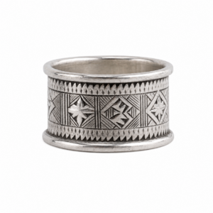 Handmade Sterling Silver Tuareg Ring: Berber Tribal Jewelry