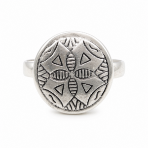 Handmade Sterling Silver Tuareg Ring: Ethnic Boho Berber Tribal Jewelry