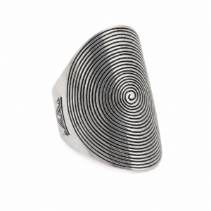 Handmade Sterling Silver Tuareg Spiral Ring: Berber Ethnic Desert Tribal Jewelry