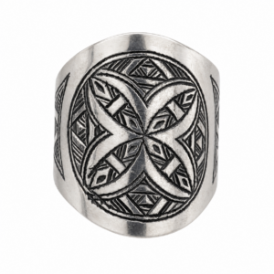 Handmade Tuareg Berber Sterling Silver Ring: Tribal Ethnic Boho Jewelry Size 9 US