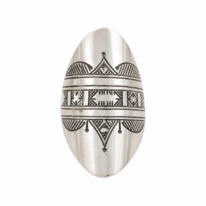 Handmade Tuareg Berber Sterling Silver Ring: Tribal Jewelry, US Size 8