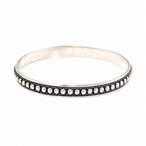 Handmade Tuareg Silver Bracelet: Berber Tribal Bangle