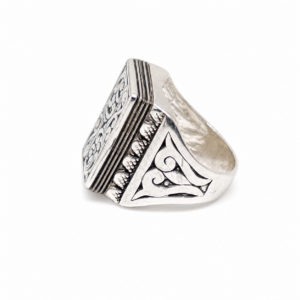 Handmade Tuareg Sterling Silver Ring: Berber Tribal Jewelry
