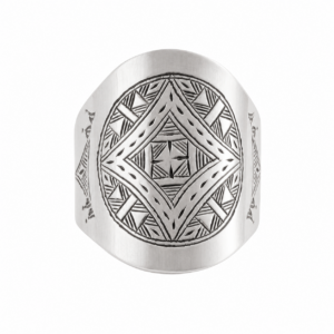 Handmade Tuareg Sterling Silver Ring: Berber Tribal Jewelry