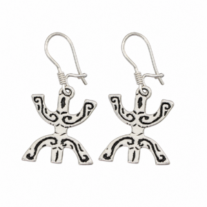 Kabyle Tuareg Sterling Silver Amazigh Yaz Earrings: Berber Jewelry