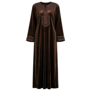 Kaftan – Amazigh Velvet Brown Occasion Wear