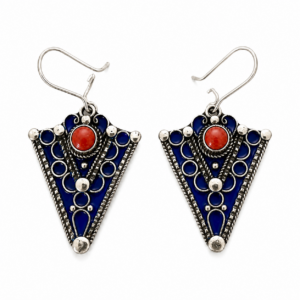 Kayssa Earrings – Amazigh Silver Heritage Jewelry