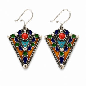 Kayssa Earrings – Amazigh Silver Heritage Jewelry