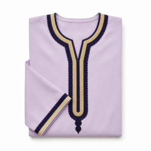 Lavande Kaftan – Korean Crepe Ceremony Style