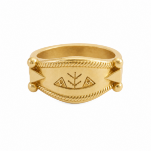 L’Olivier Ring – Amazigh Geometric Jewelry