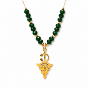 Maisa Necklace – Amazigh Linen Pendant Jewelry