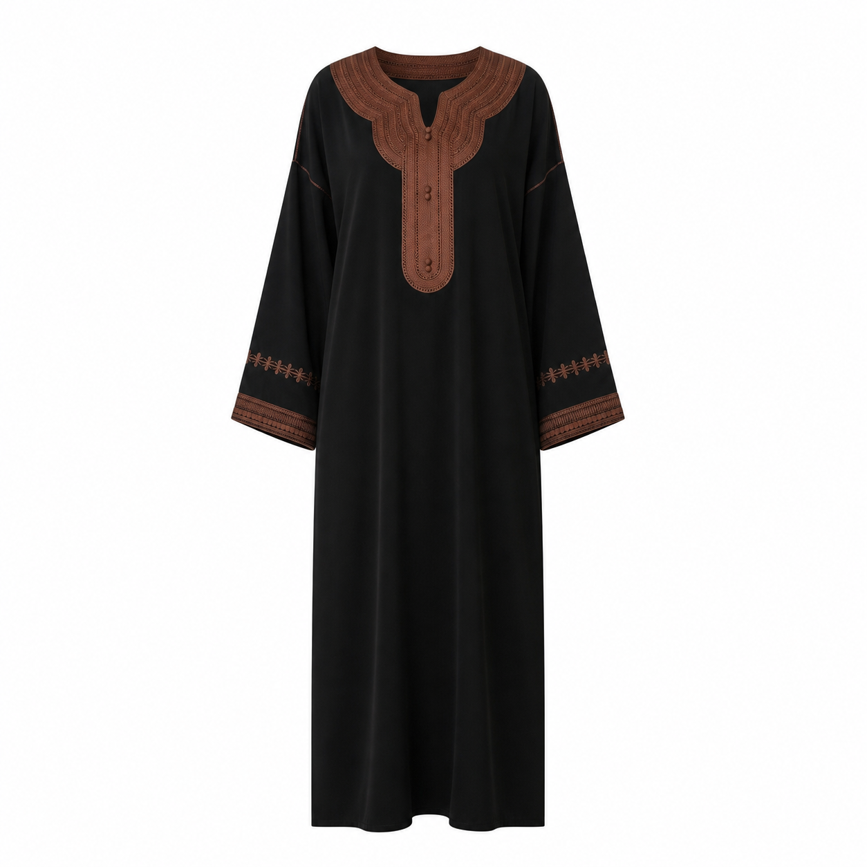 noir Kaftan - Black Occasion Wear