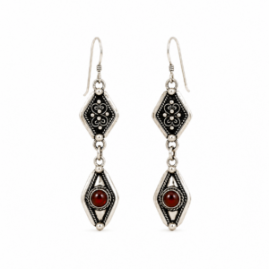 Selma Earrings – Amazigh Silver Heritage Jewelry