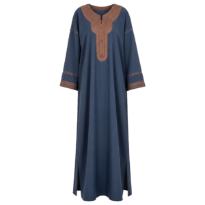 sfifa Kaftan – Berber Navy Blue Occasion Wear