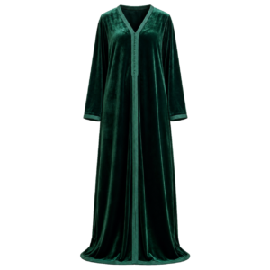 Sfifa Kaftan – Green Velvet Amazigh Occasion Wear
