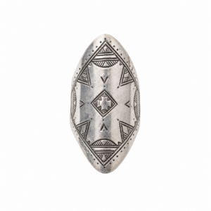Silver Rings – Handmade Engraved Berber Tuareg Ring Size 8