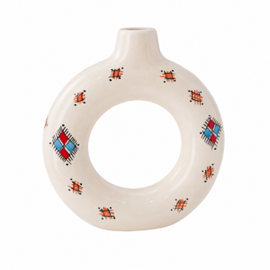 Tafoukt Vase – Amazigh Decorative Pottery