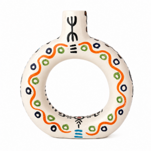 Tafoukt Vase – Amazigh Decorative Pottery