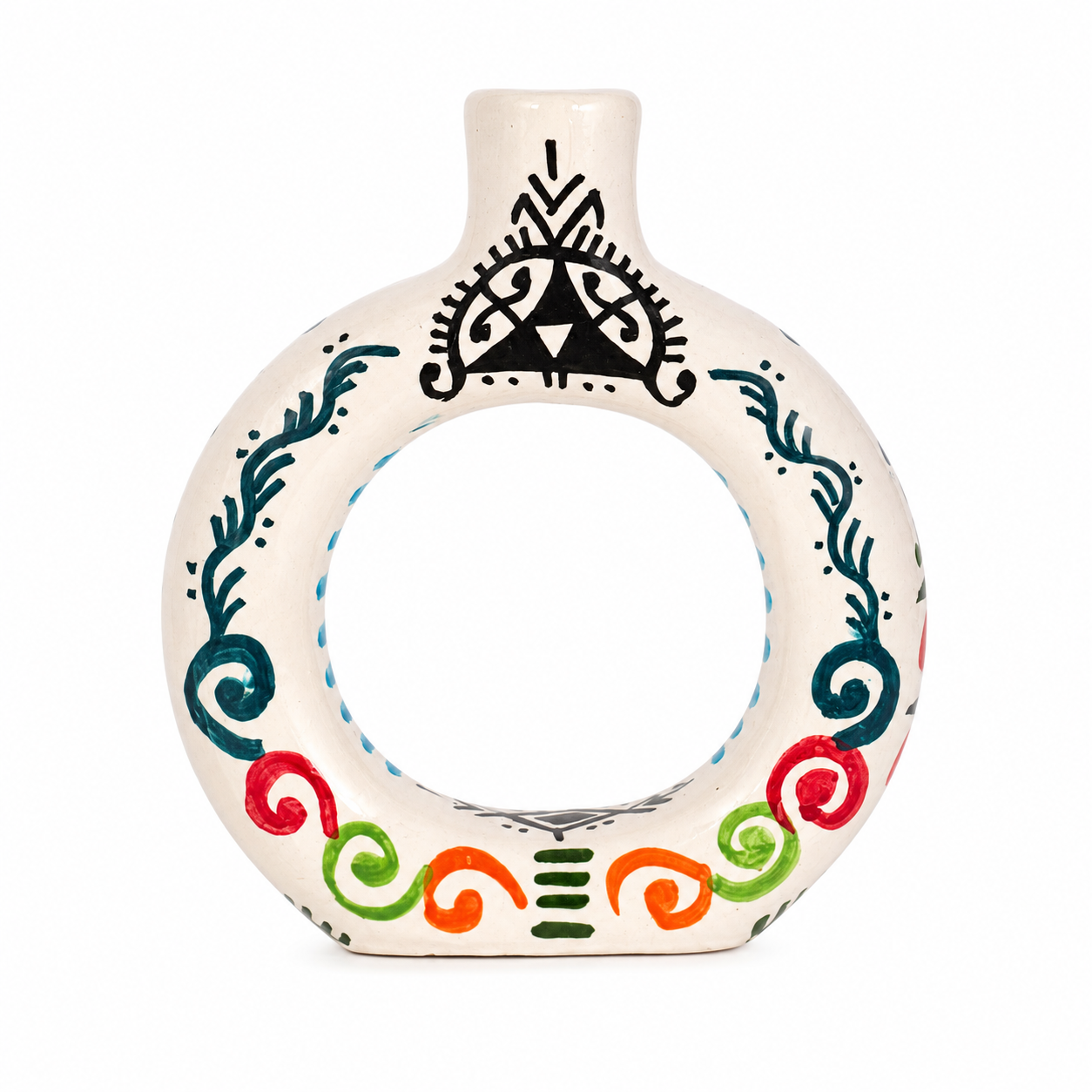 Tafoukt Vase - Amazigh Decorative Pottery