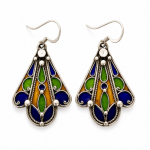 Tanina Earrings – Amazigh Silver Heritage Jewelry