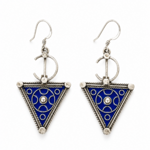 Tasa Earrings – Amazigh Silver Heritage Jewelry