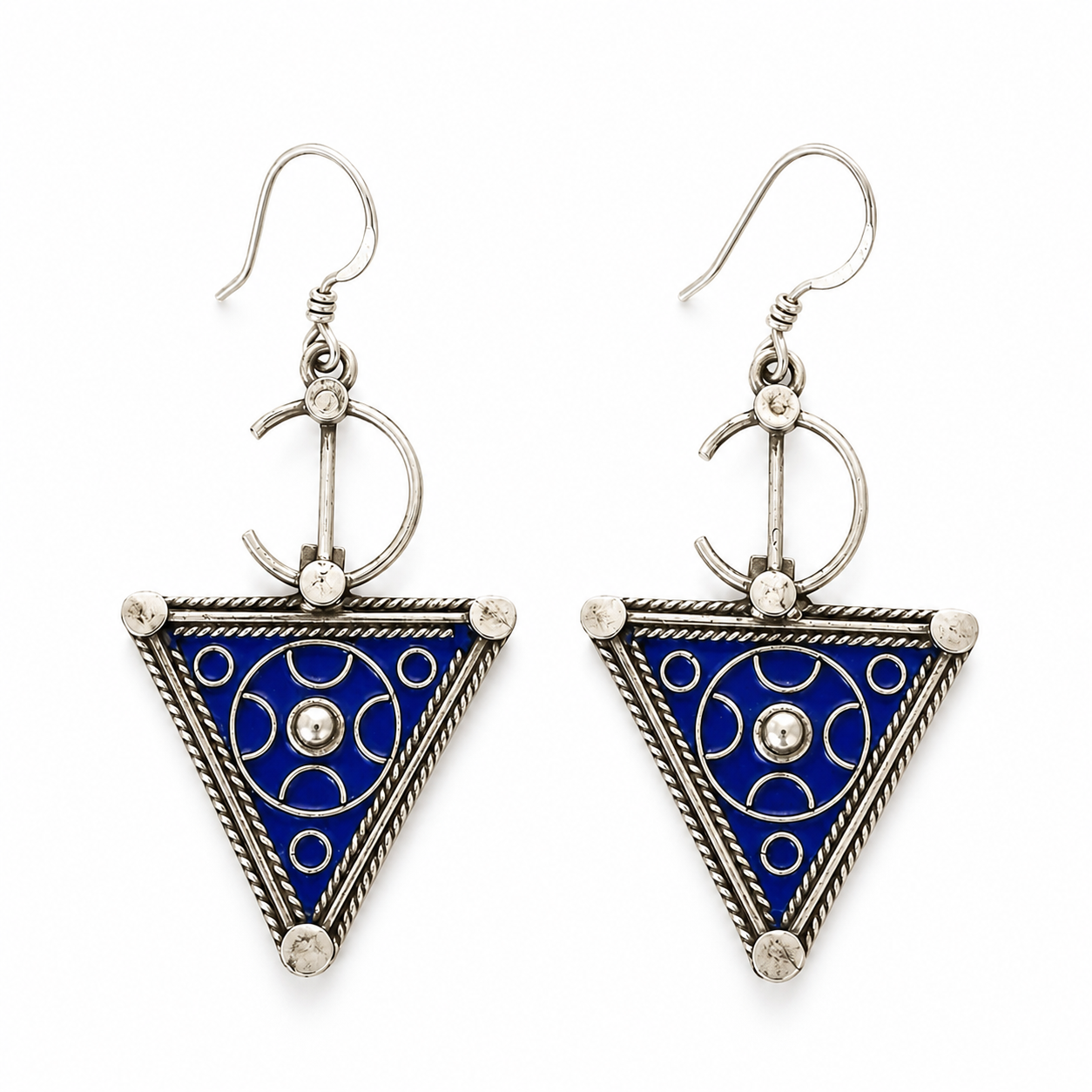 Tasa Earrings - Amazigh Silver Heritage Jewelry