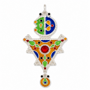 Tazerzit Necklace – Amazigh Silver Pendant Jewelry