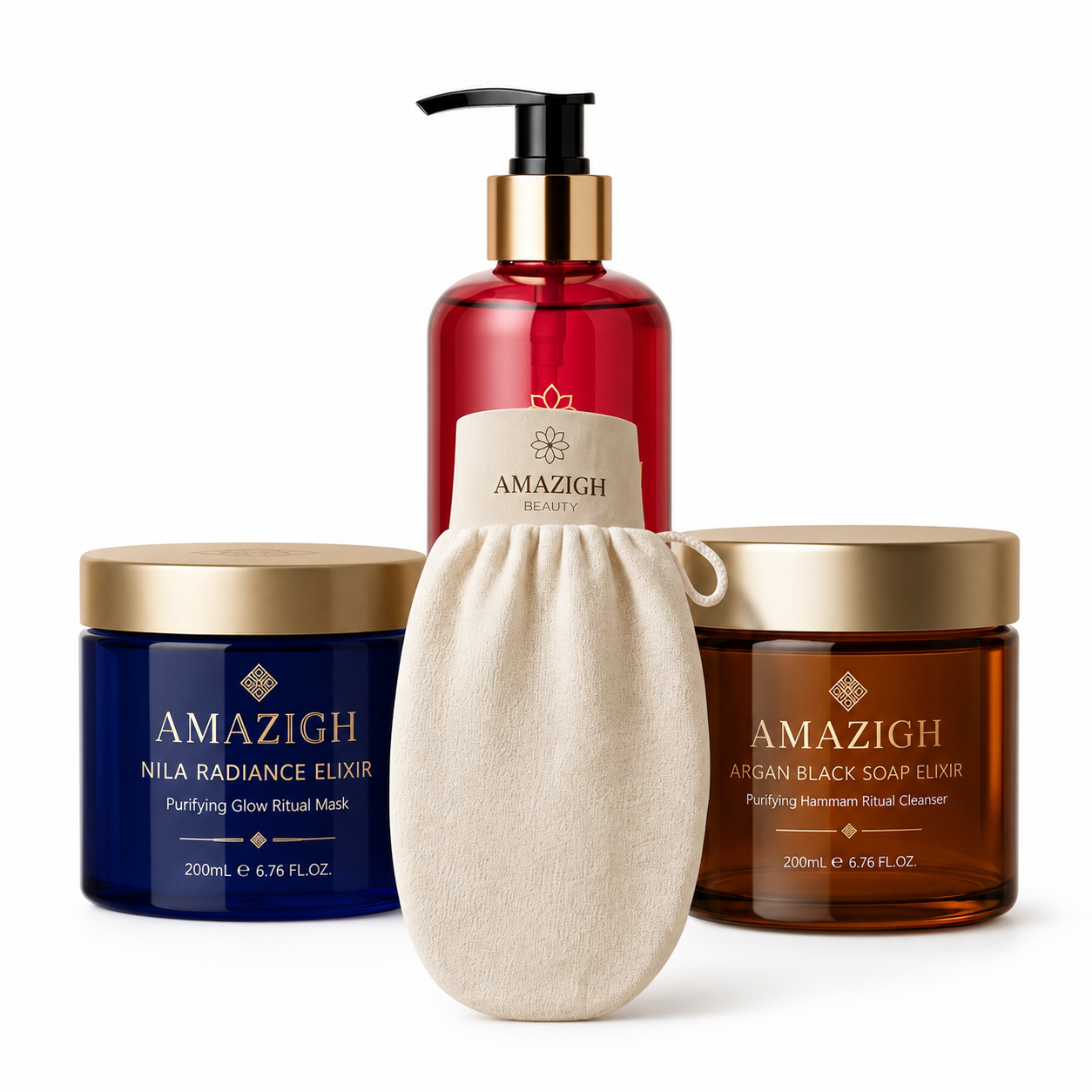 The Complete Amazigh Ritual Set Product - Moroccan Piece with Warm Texture