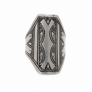 Tuareg Berber Sterling Silver Ring: Handmade Engraved African Boho Gypsy Ethnic Tribal Jewelry