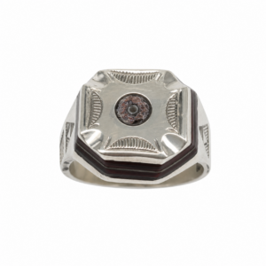 Tuareg Sterling Silver Ring: Berber Ethnic Tribal Jewelry